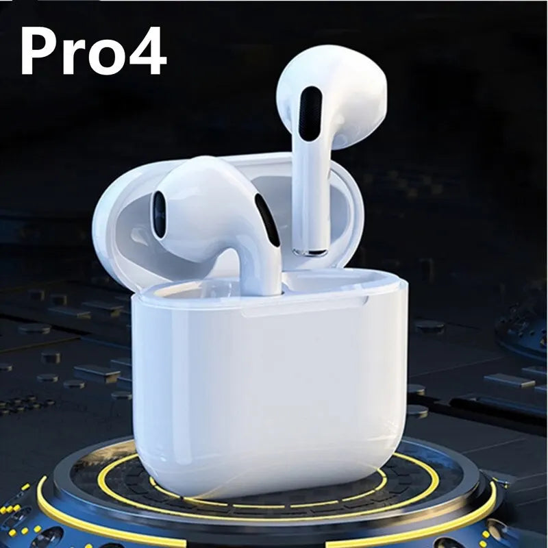 Fone Para Iphone Air Pods Pro 4 TWS Wireless Headphones Earphone Bluetooth-compatible 5.0 Waterproof Headset with Mic for Xiaomi iPhone Pro4 Earbuds